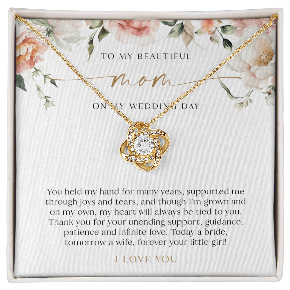 Mother Of The Bride Gift - Love Knot Necklace