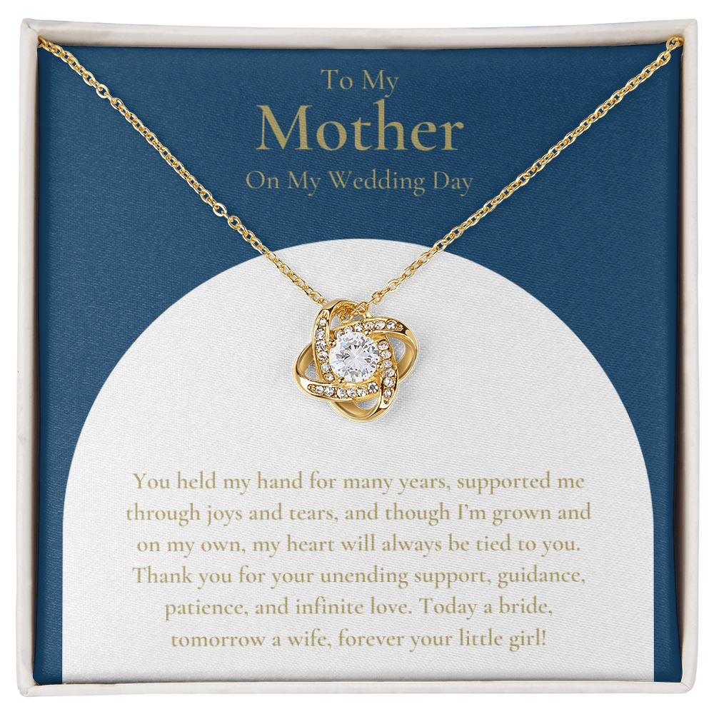 Mother Of The Bride Gift - Love Knot Necklace