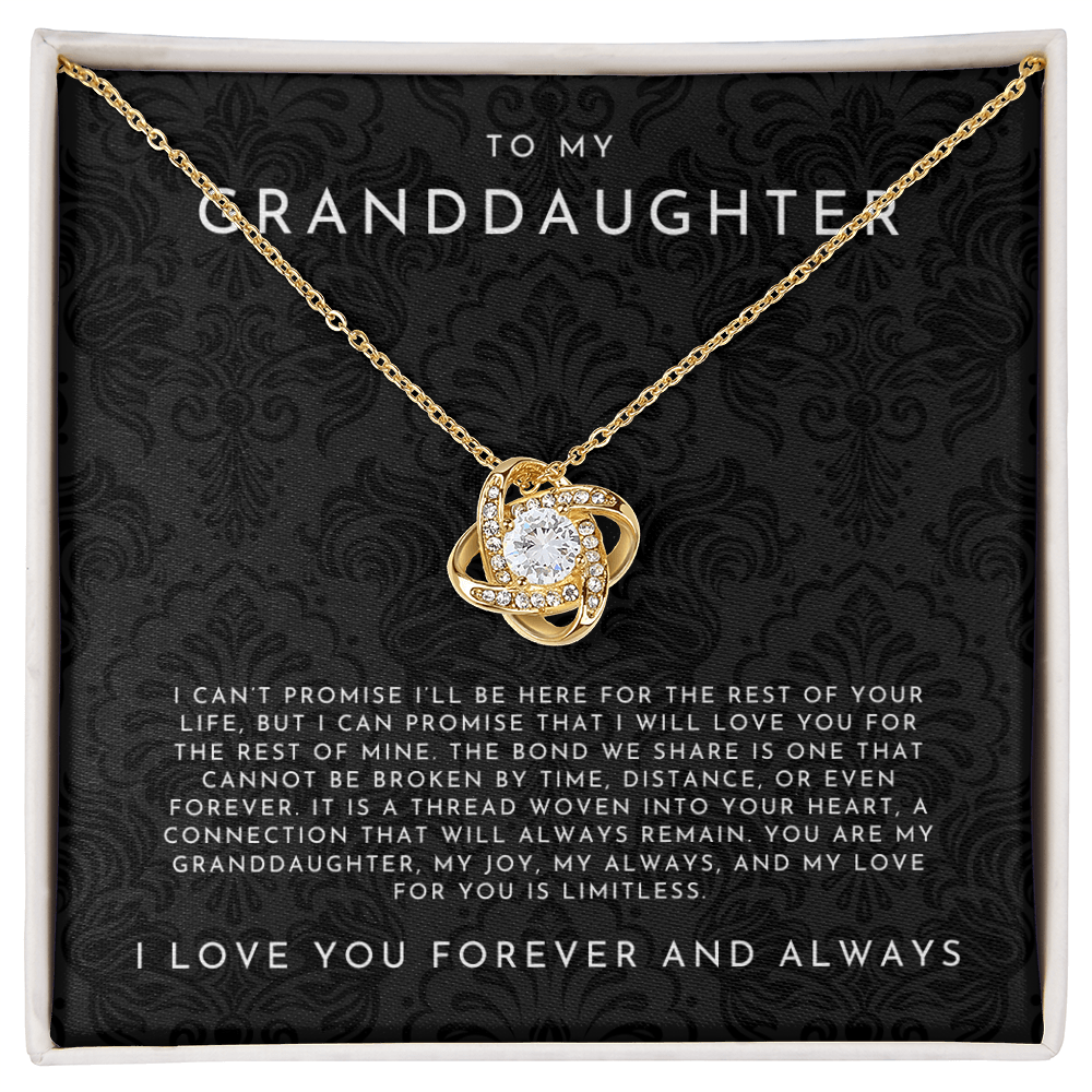 To My Granddaughter Necklace