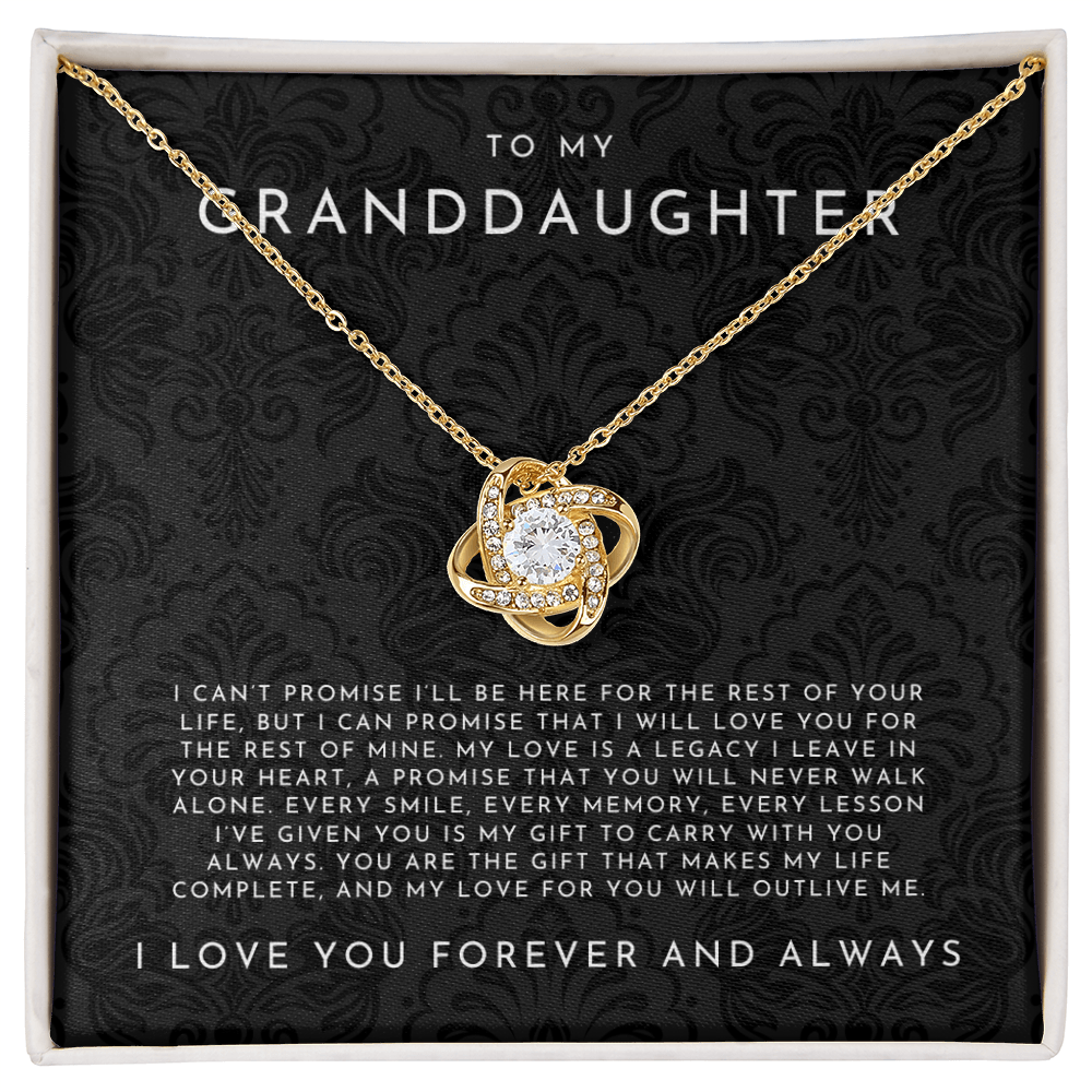 To My Granddaughter Necklace