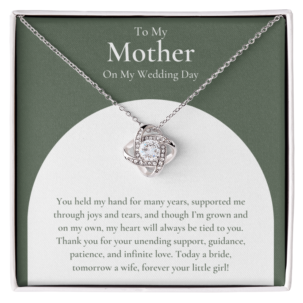 Mother Of The Bride Gift - Love Knot Necklace