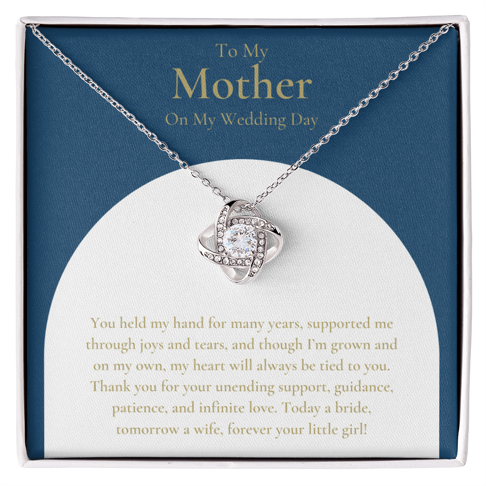 Mother Of The Bride Gift - Love Knot Necklace