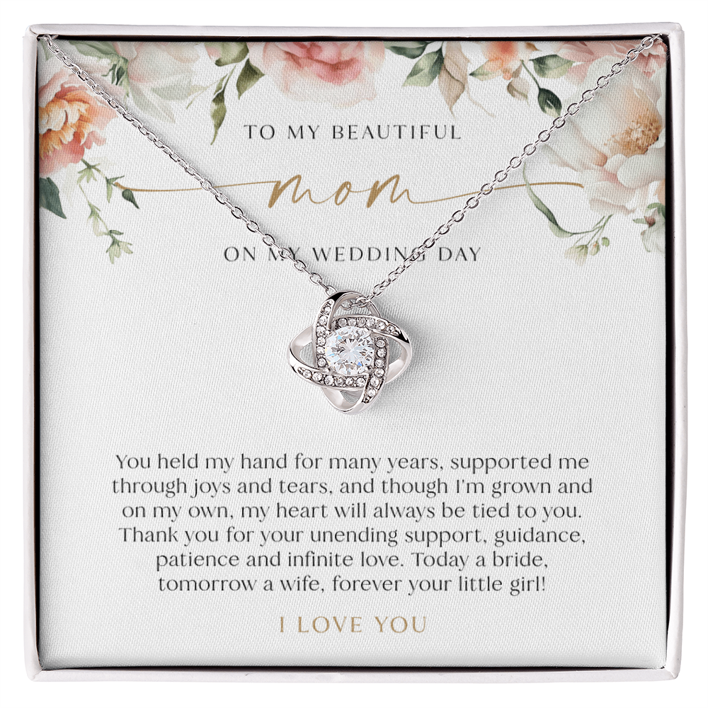 Mother Of The Bride Gift - Love Knot Necklace
