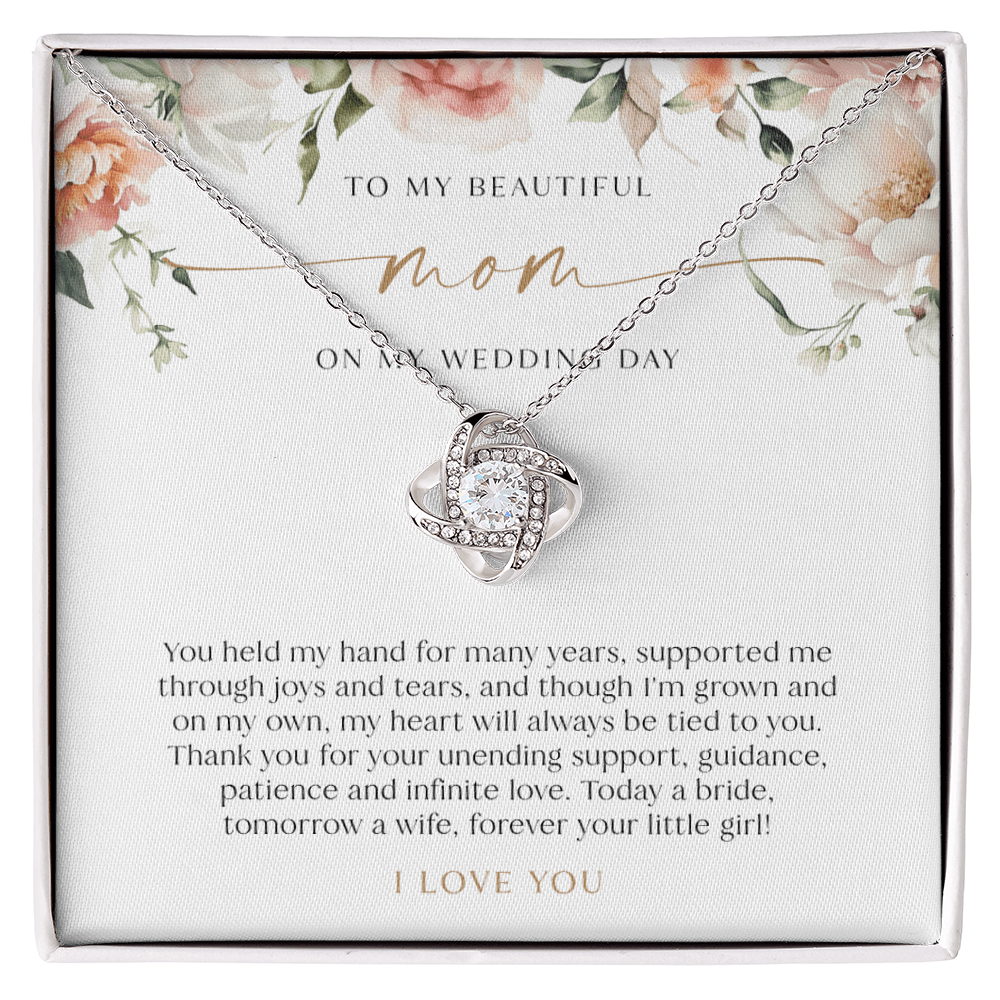 Mother Of The Bride Gift - Love Knot Necklace