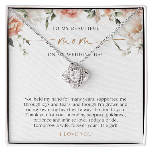 Mother Of The Bride Gift - Love Knot Necklace