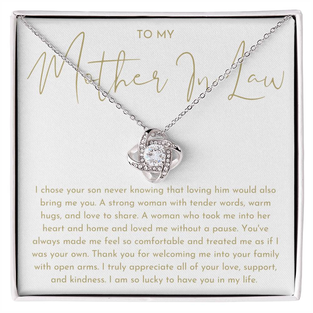 Mothers day gift, Love Knot Necklace to Mom, Mothers day gift from Daughter, offers Birthday gift for mother, Wedding day gift from Daughter