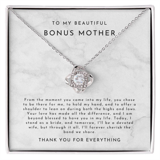 Bonus Mother Wedding Gift Love Knot