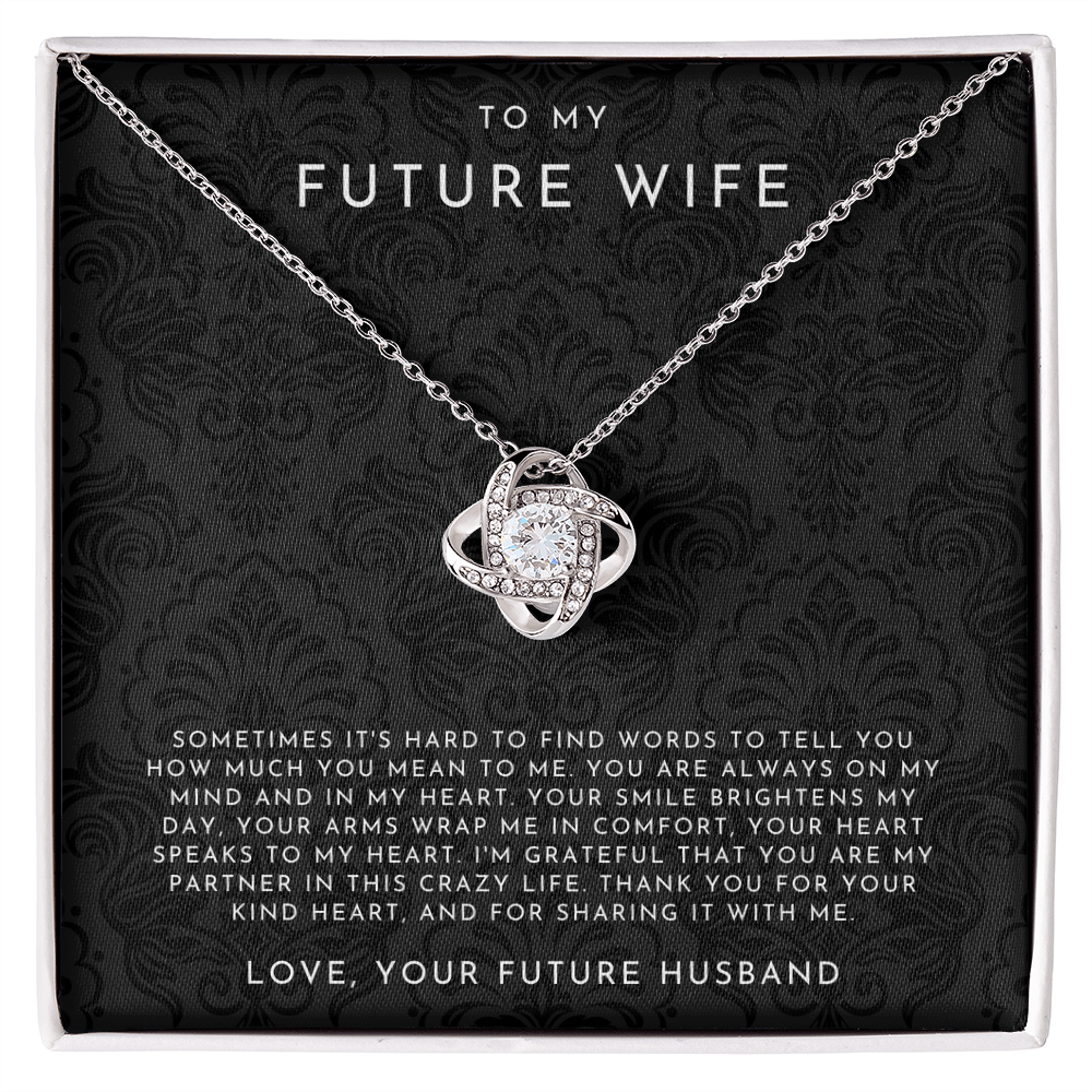 To My Future Wife - Love Knot Necklace