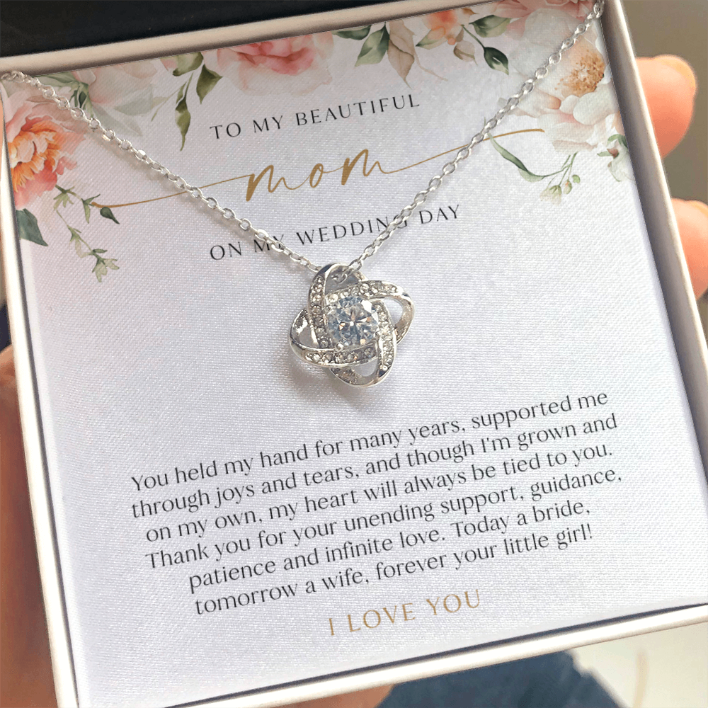 Mother Of The Bride Gift - Love Knot Necklace