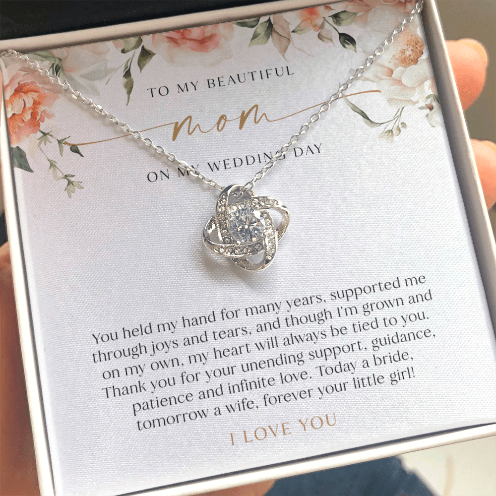 Mother Of The Bride Gift - Love Knot Necklace