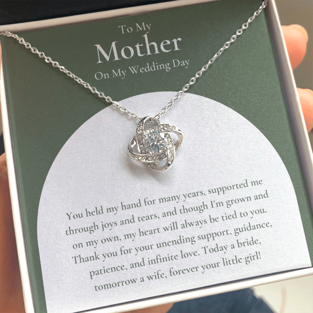Mother Of The Bride Gift - Love Knot Necklace