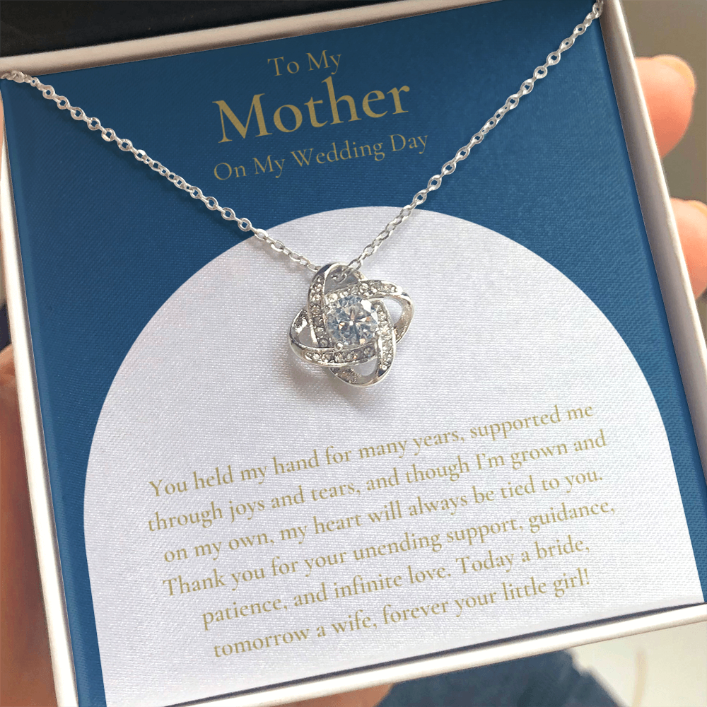 Mother Of The Bride Gift - Love Knot Necklace