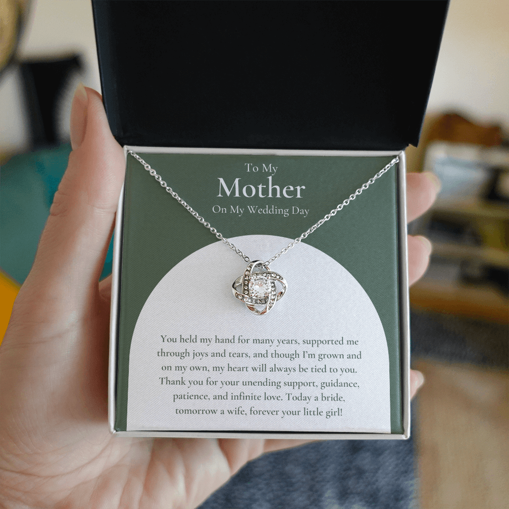 Mother Of The Bride Gift - Love Knot Necklace