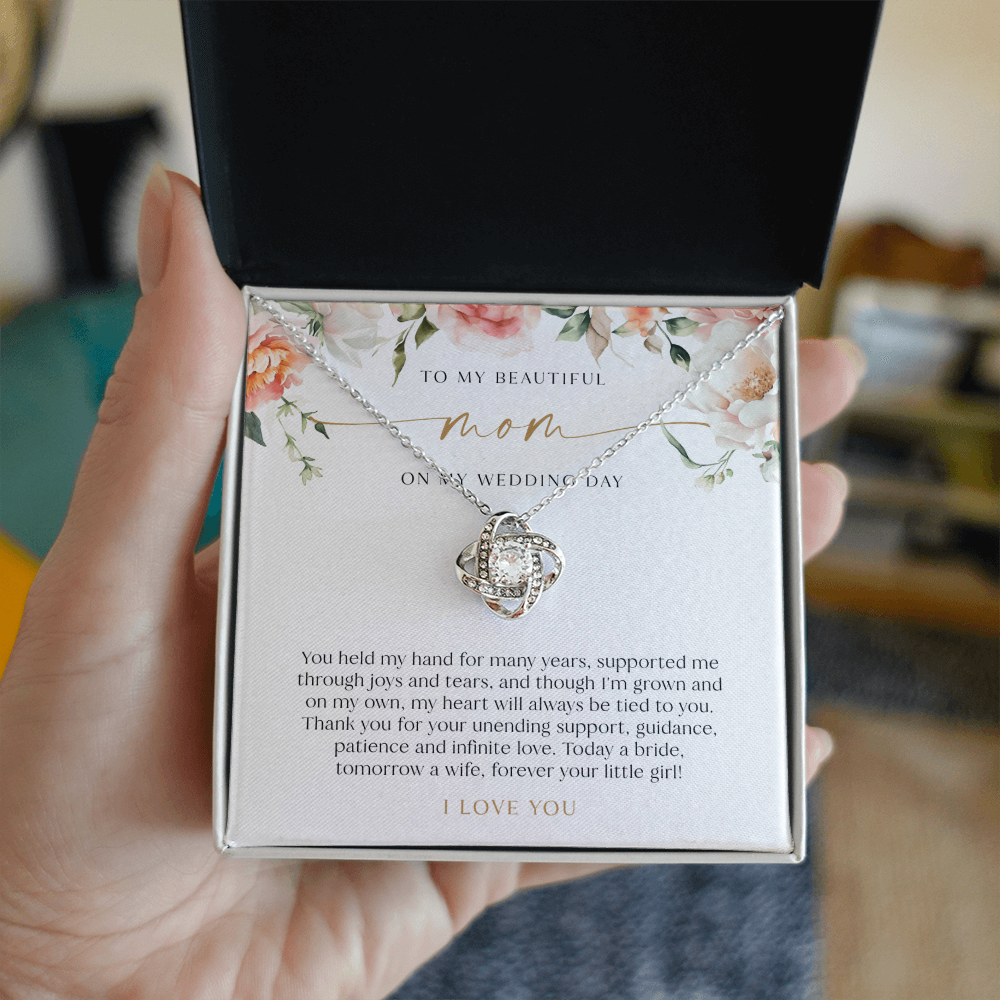 Mother Of The Bride Gift - Love Knot Necklace