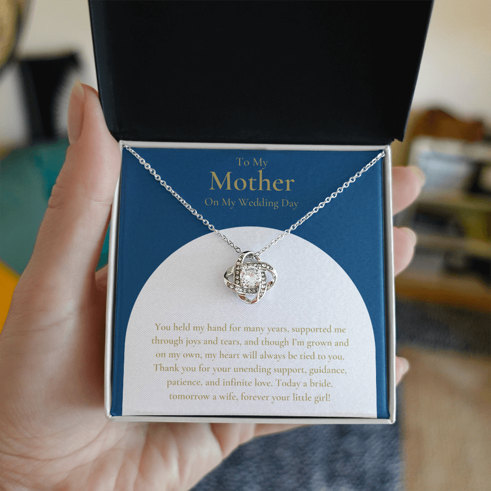 Mother Of The Bride Gift - Love Knot Necklace