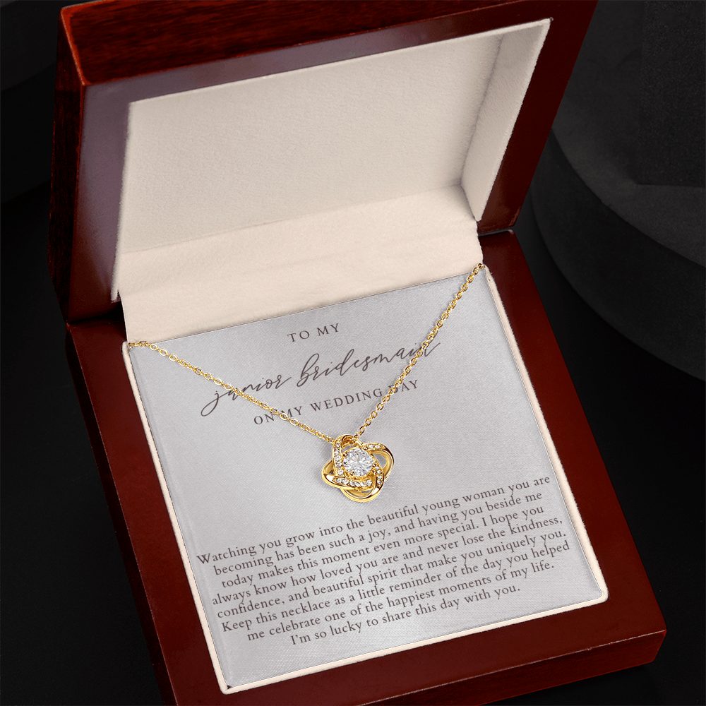 Junior Bridesmaid Necklace | Elegant Pearlescence