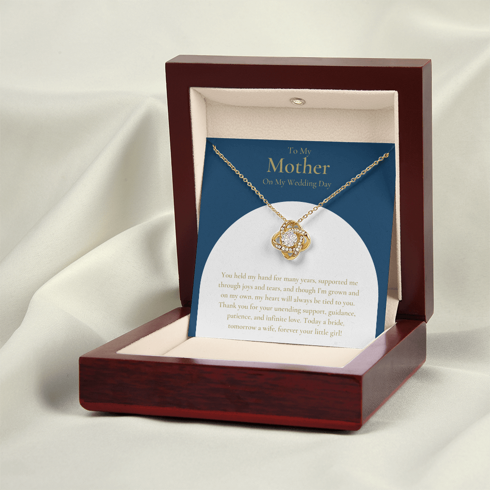 Mother Of The Bride Gift - Love Knot Necklace