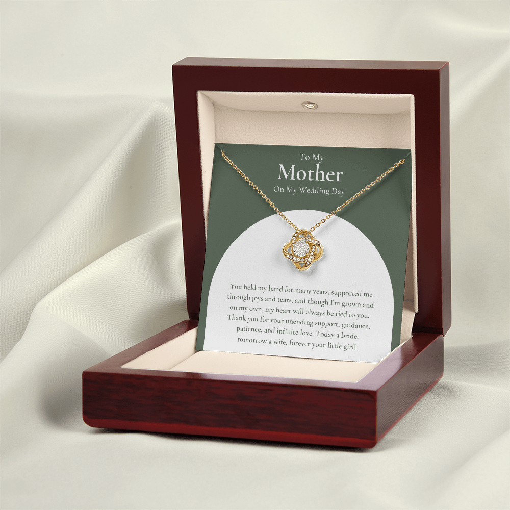 Mother Of The Bride Gift - Love Knot Necklace