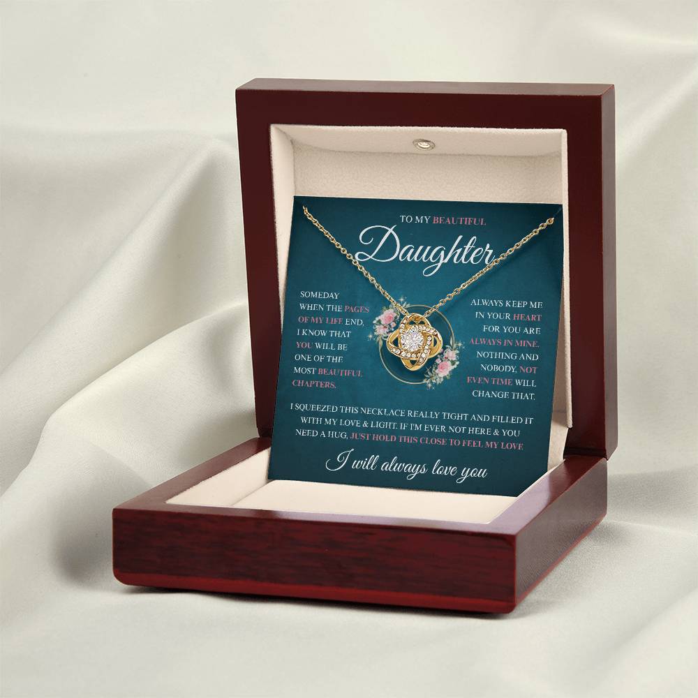 To My Daughter Necklace (Someday When The Pages End)