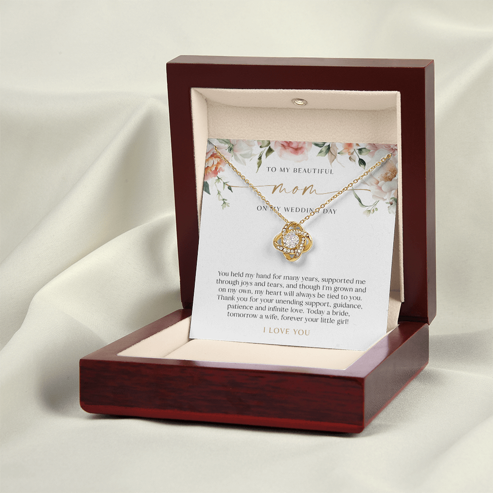 Mother Of The Bride Gift - Love Knot Necklace