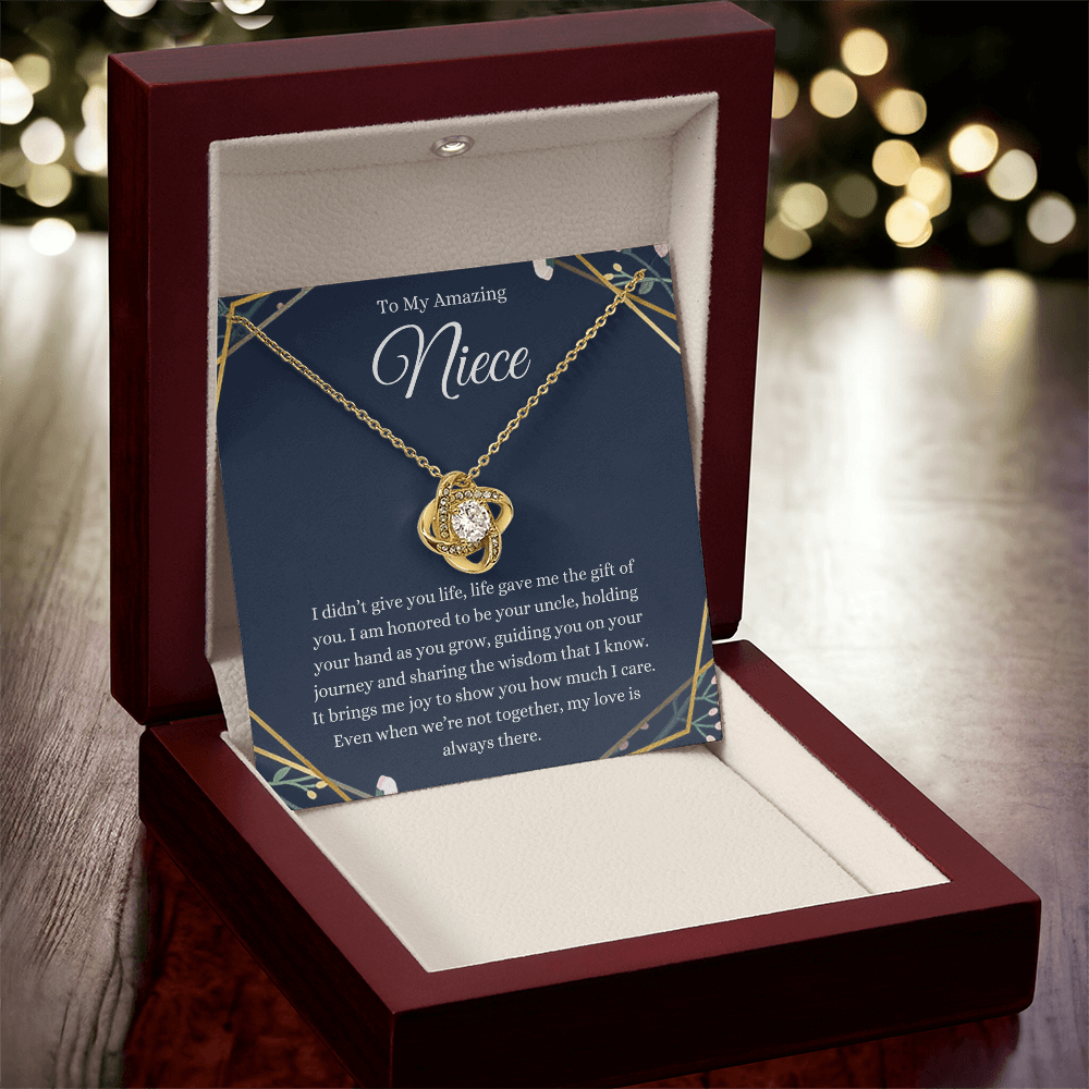 To My Amazing Niece From Unlce Necklace