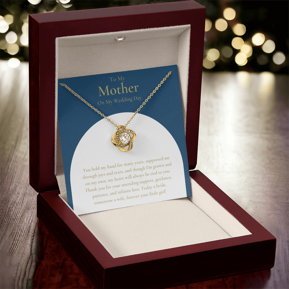 Mother Of The Bride Gift - Love Knot Necklace