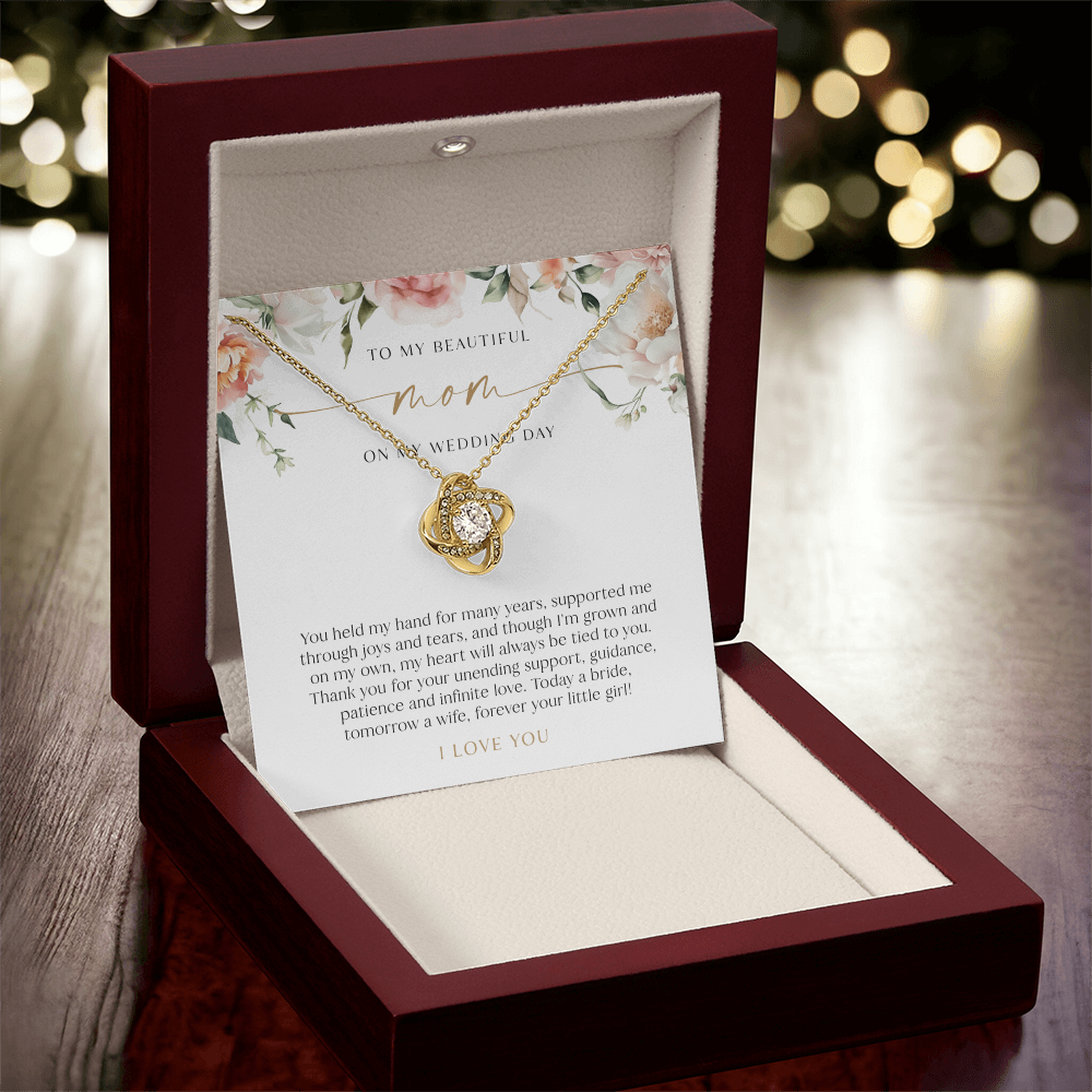 Mother Of The Bride Gift - Love Knot Necklace