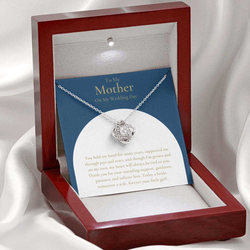Mother Of The Bride Gift - Love Knot Necklace