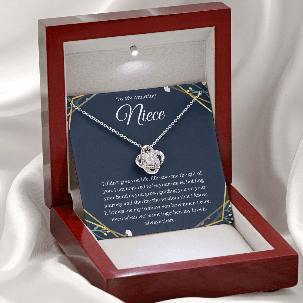 To My Amazing Niece From Unlce Necklace
