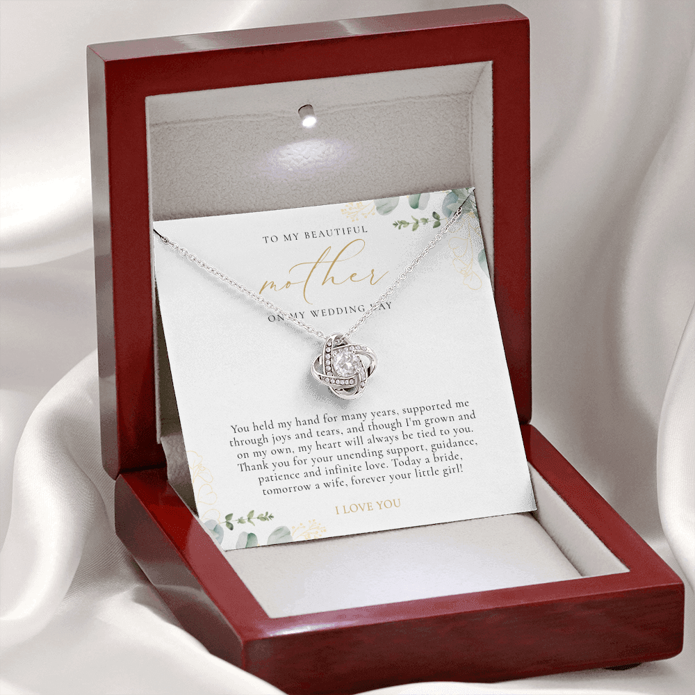 Mother Of The Bride Gift - Love Knot Necklace