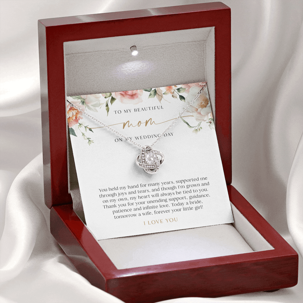 Mother Of The Bride Gift - Love Knot Necklace