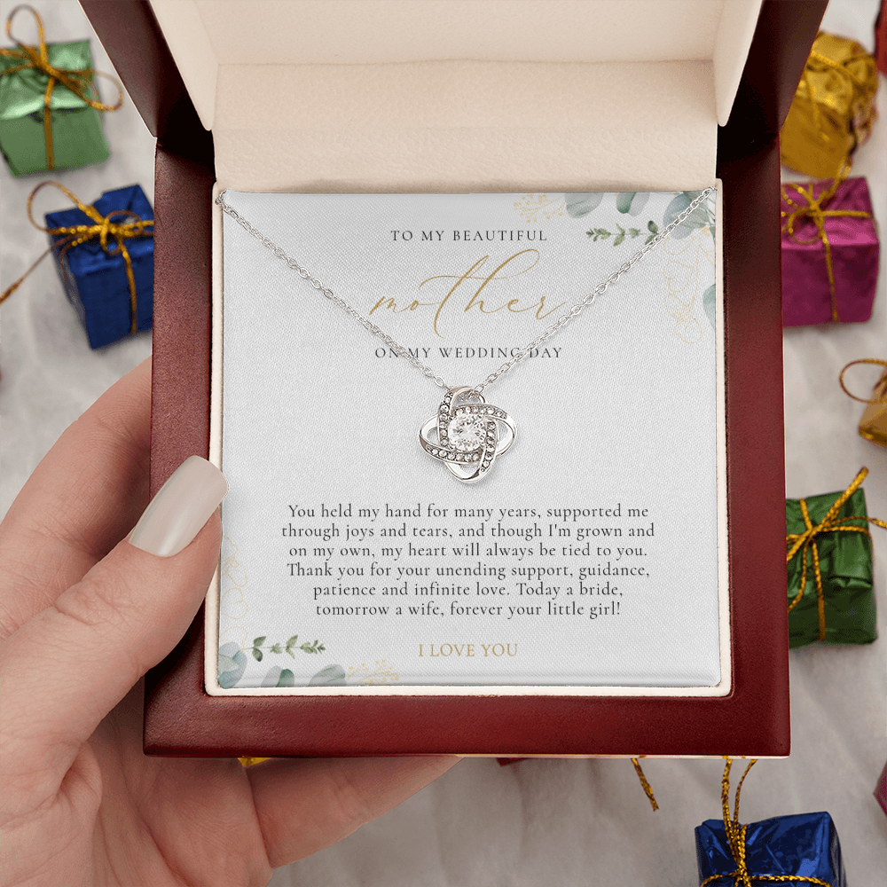 Mother Of The Bride Gift - Love Knot Necklace