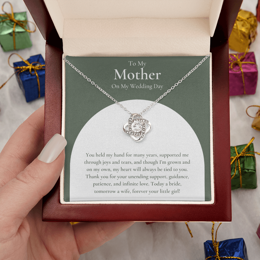 Mother Of The Bride Gift - Love Knot Necklace