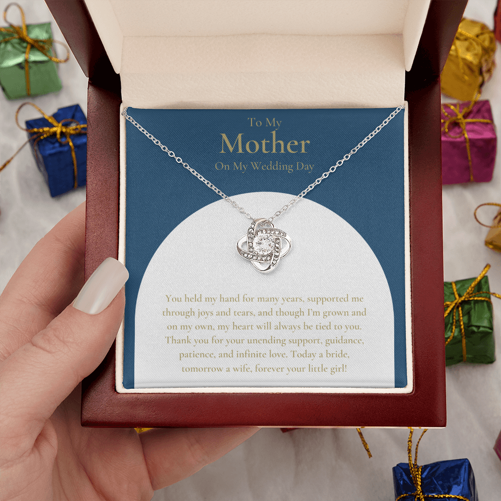 Mother Of The Bride Gift - Love Knot Necklace