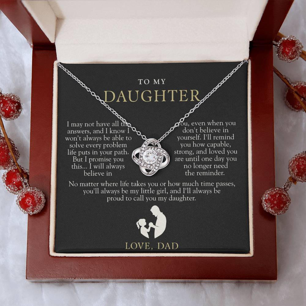 To My Daughter from Dad | Always Proud Black & Gold