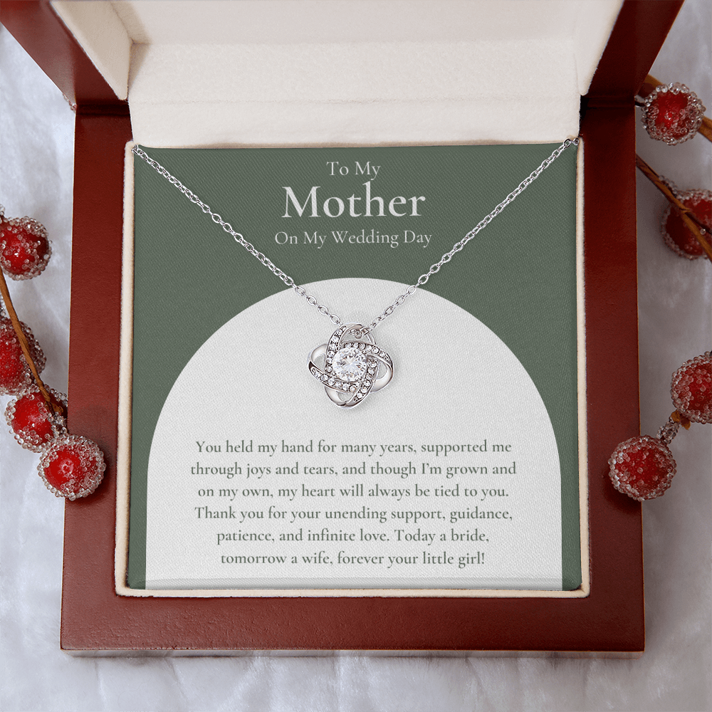 Mother Of The Bride Gift - Love Knot Necklace