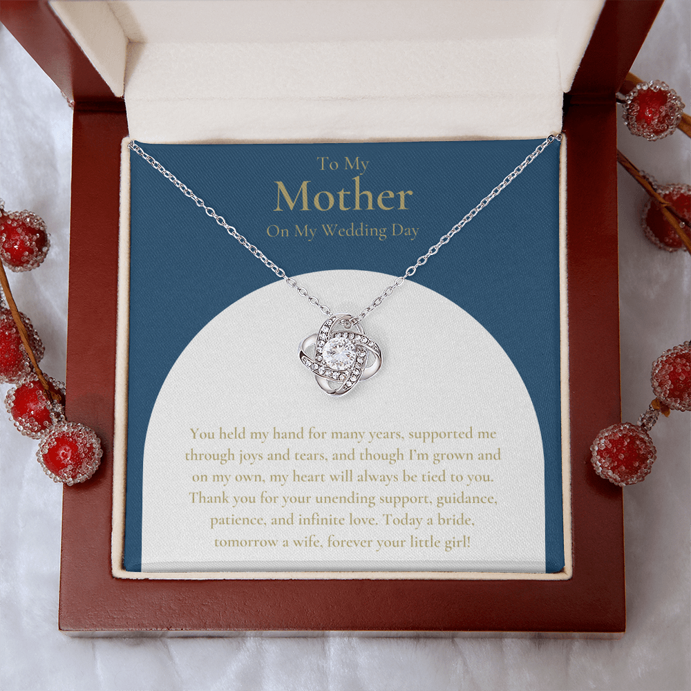 Mother Of The Bride Gift - Love Knot Necklace