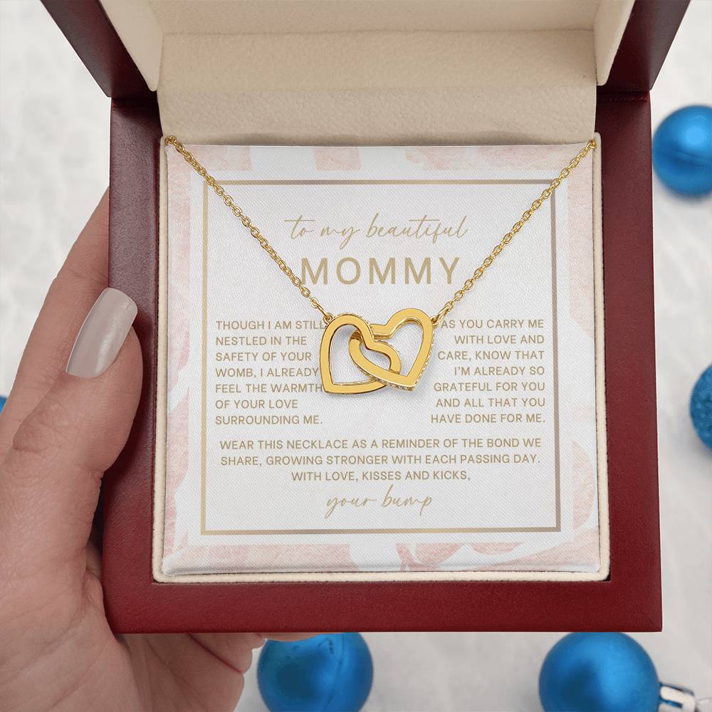 Blush From the Bump Mom Necklace