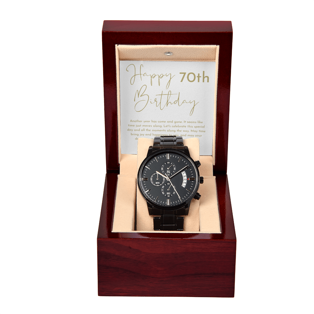 Happy 70th Birthday Gift Chronograph Watch