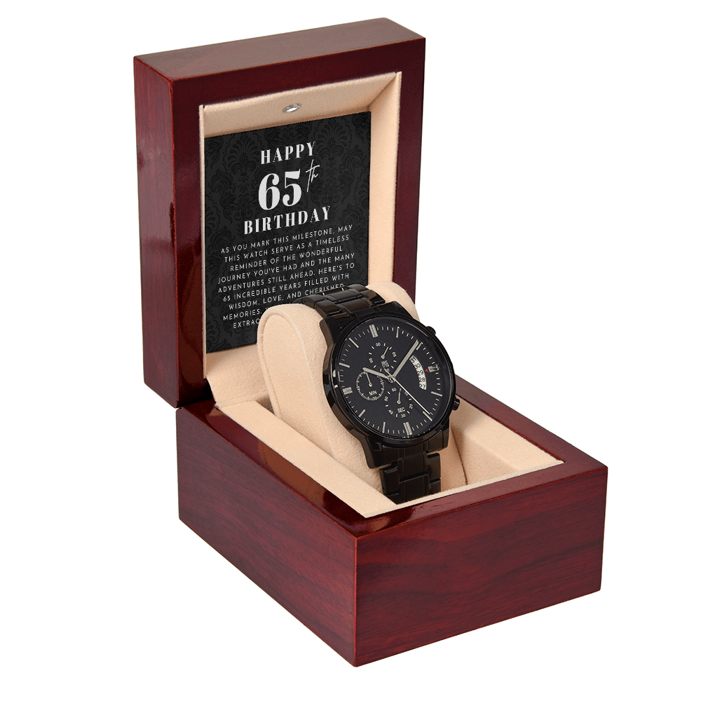 Happy 65th Birthday Gift Chronograph Watch