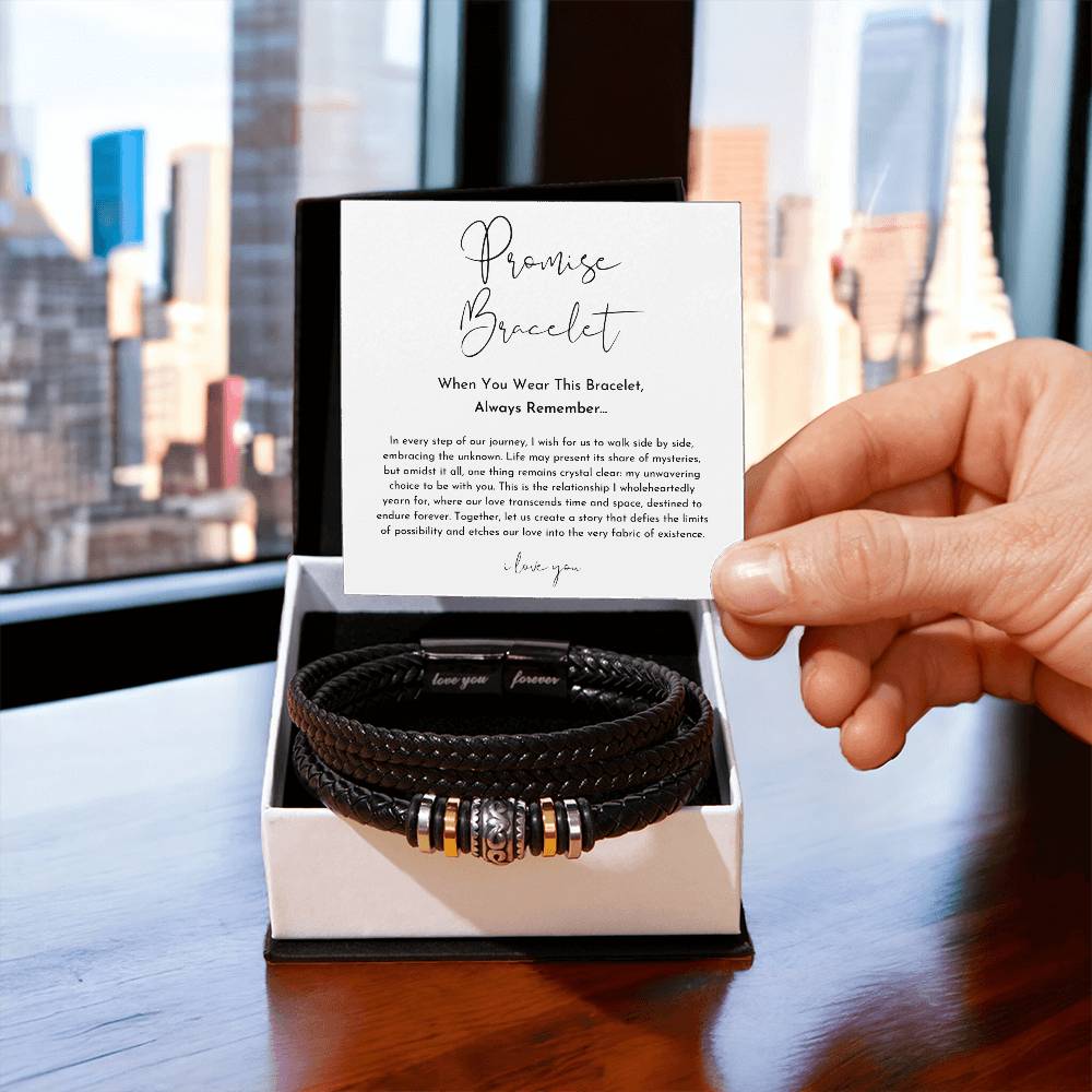Promise Bracelet For Him | Heartfelt