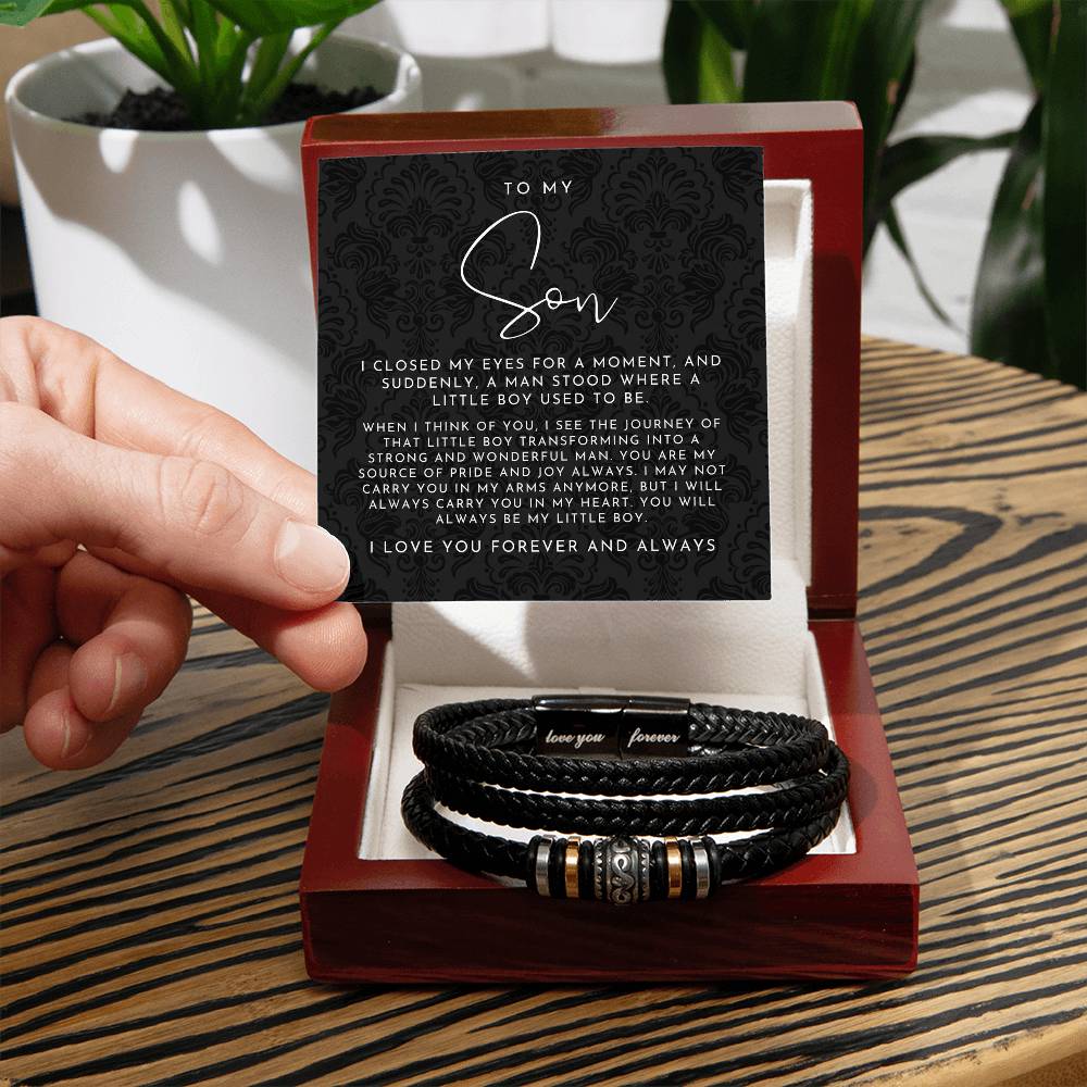 To My Son (I Closed My Eyes) Bracelet