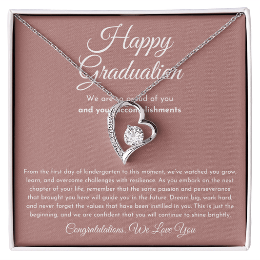 Happy Graduation Gift - Forever Love Necklace
