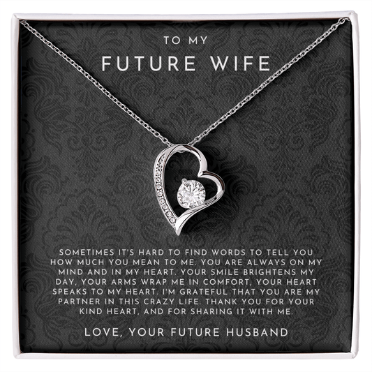 To My Future Wife - Forever Heart Necklace