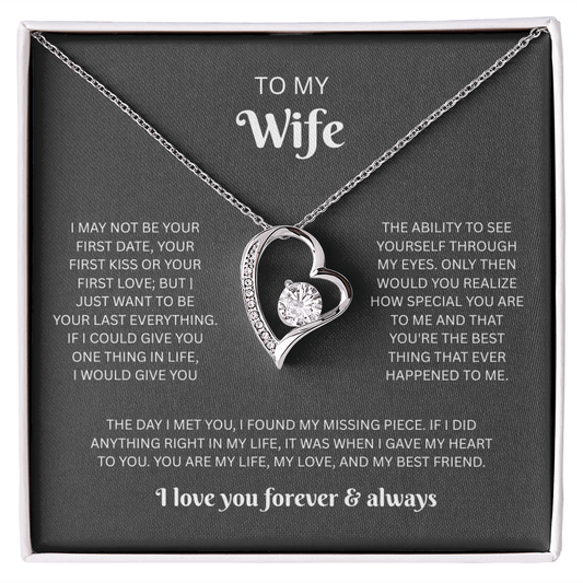 To My Wife (Forever Heart Necklace)