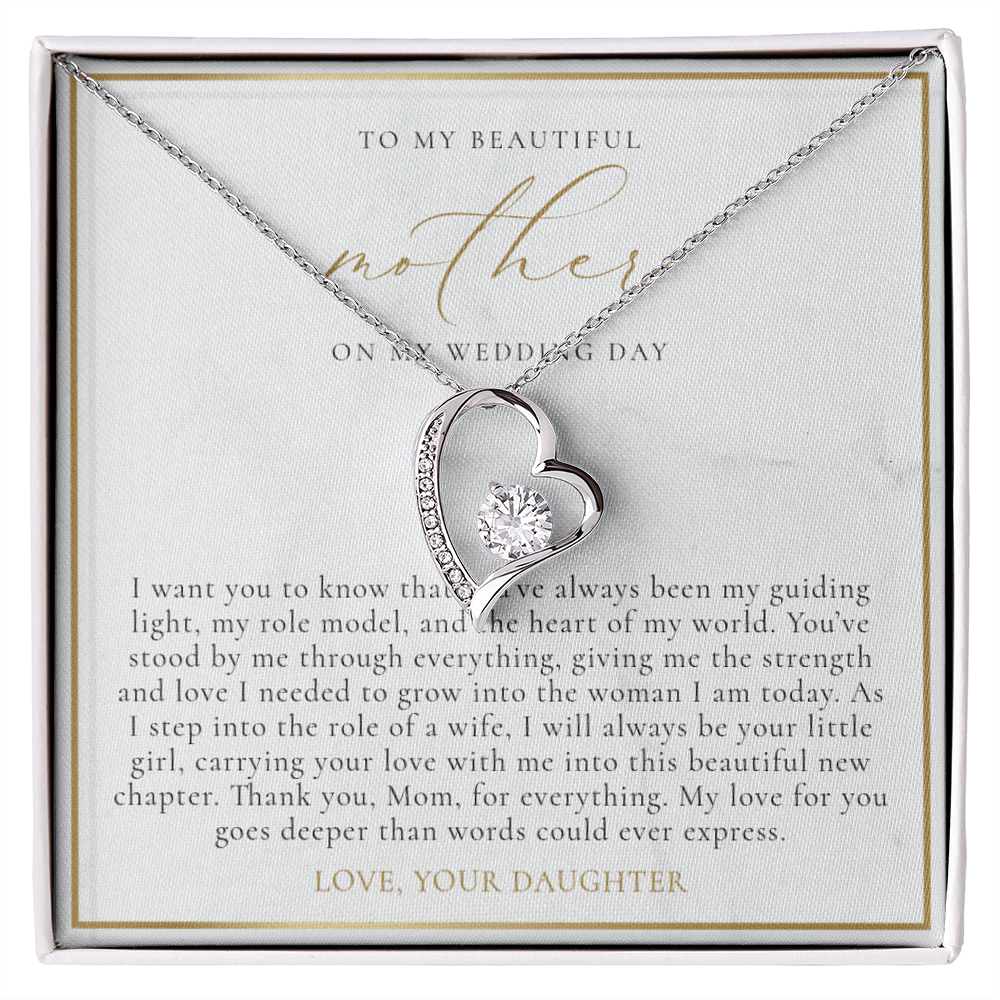 Mother Of The Bride Gift - Forever Love Necklace