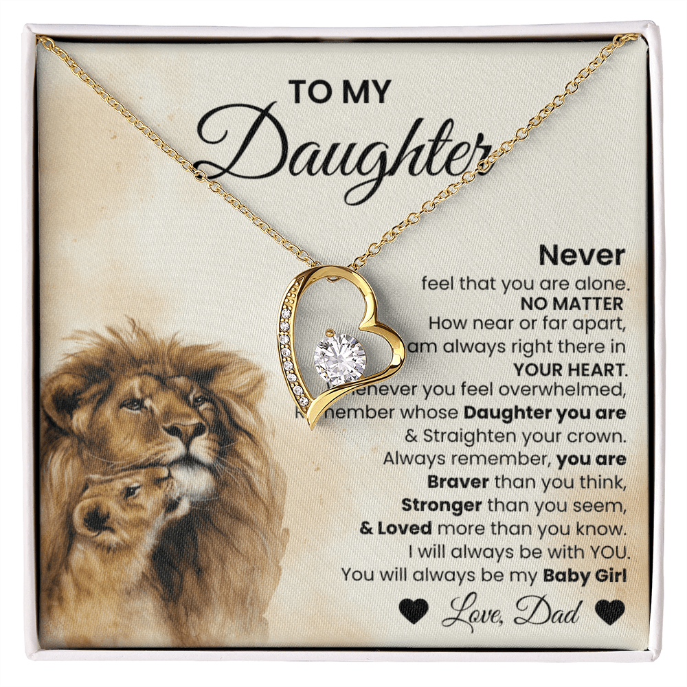 To My Daughter (Never Feel That You Are Alone)