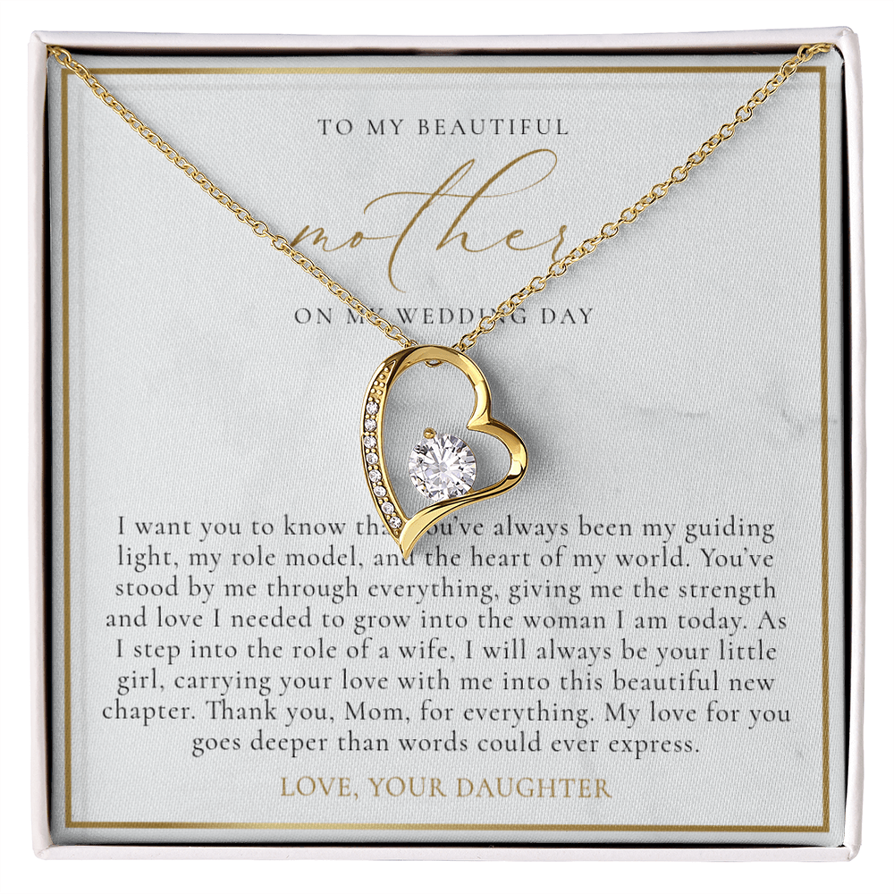 Mother Of The Bride Gift - Forever Love Necklace