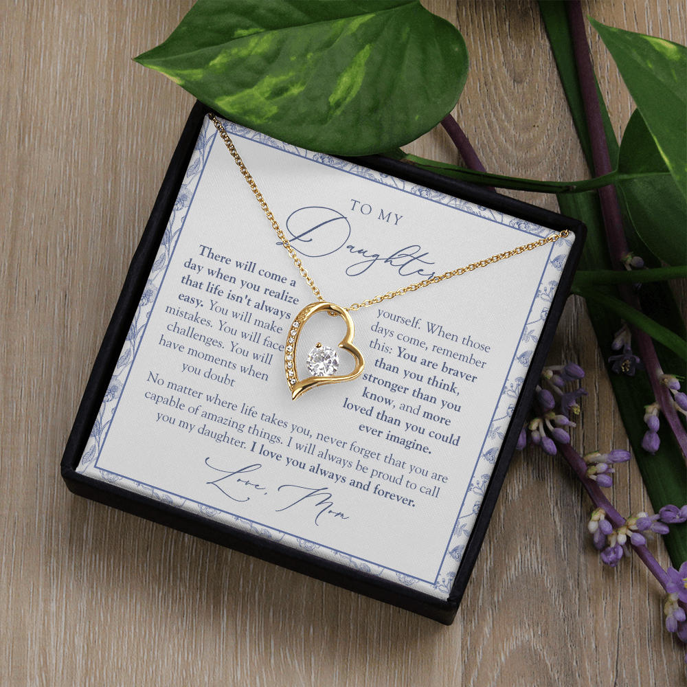 To My Daughter From Mom | Braver Than You Think Chinoiserie Floral