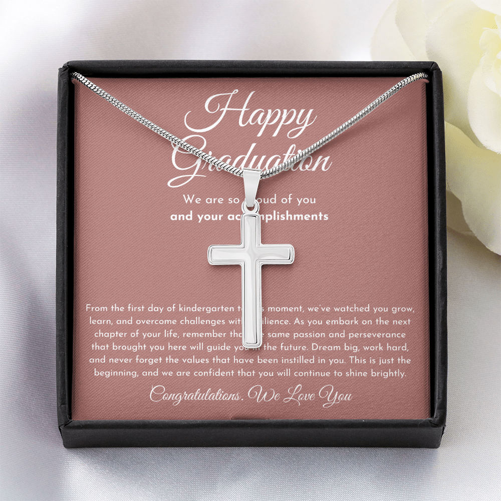 Happy Graduation Gift For Her (Cross Necklace)